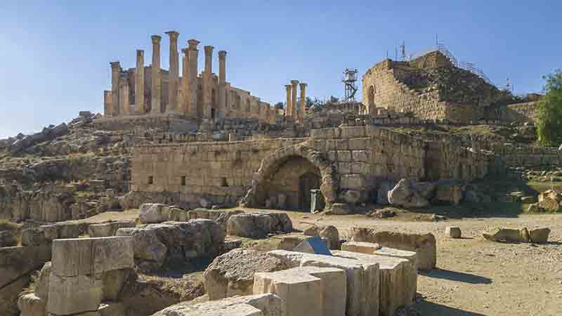 225 - Jordania - Jerash - templo de Zeus